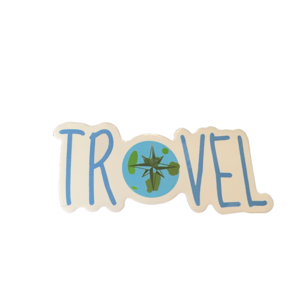 Waterproof sticker variety “travel person”